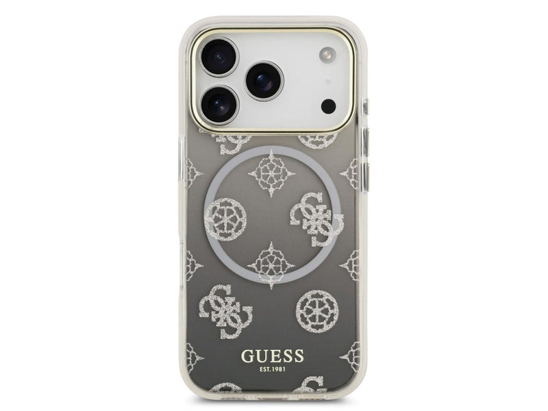 Guess Peony Gradient Glitter Edition for iPhone 17 Pro Max