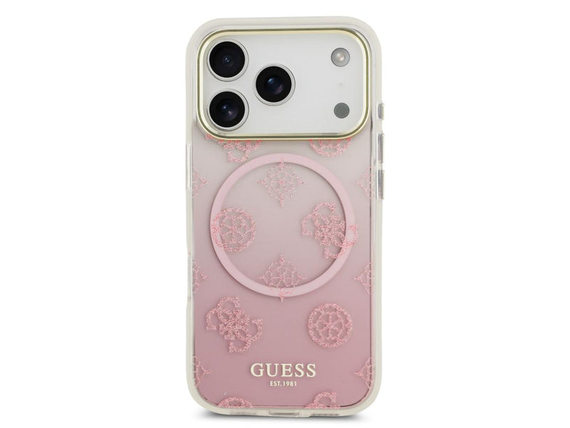 Guess Peony Gradient Glitter Edition for iPhone 17 Pro Max