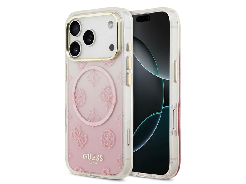 Guess Peony Gradient Glitter Edition for iPhone 17 Pro Max