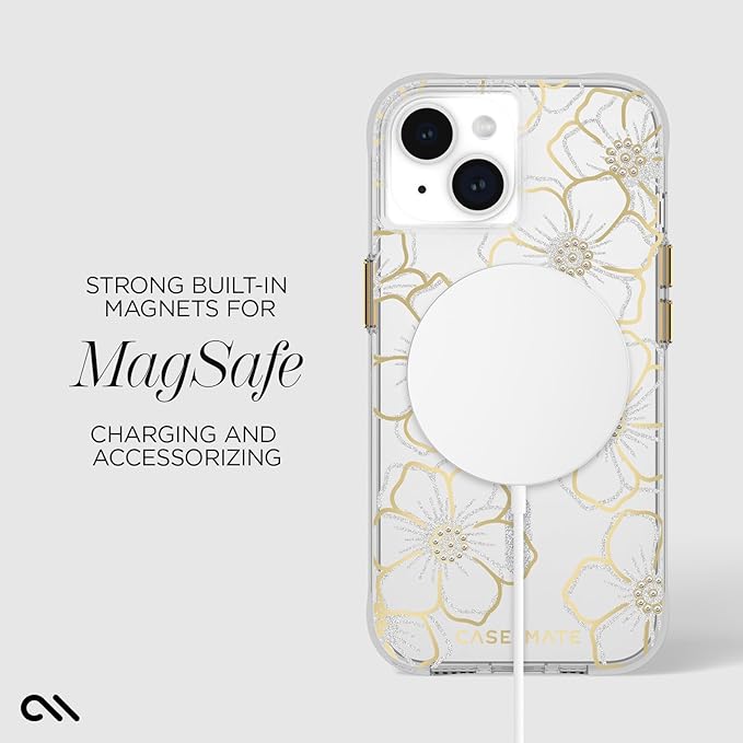 Case-Mate Floral Gems for iPhone 15 (Magsafe)