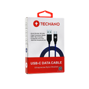 Techano USB-A to USB-C Nylon Braided Data Cable