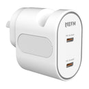 EFM 35 Watt Dual USB-C  Wall Charger