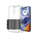 EFM Elements Screen Protector and Clear Case Bundle Pack for Motorola G22