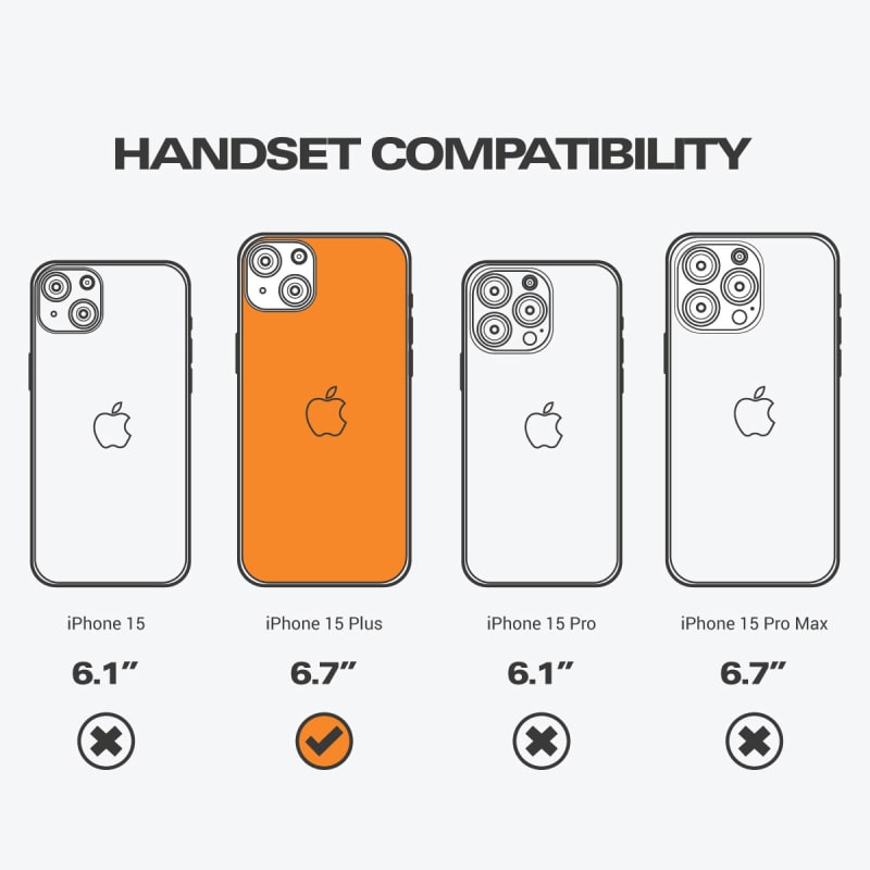 EFM Impact Glass Protector iPhone 15 Plus