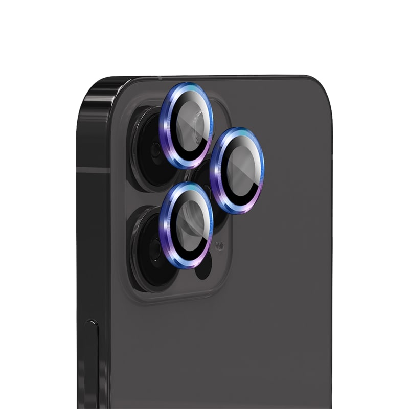 Camera Lens Screen EFM Camera Lens Armour for iPhone 15 Pro / 15 Pro Max