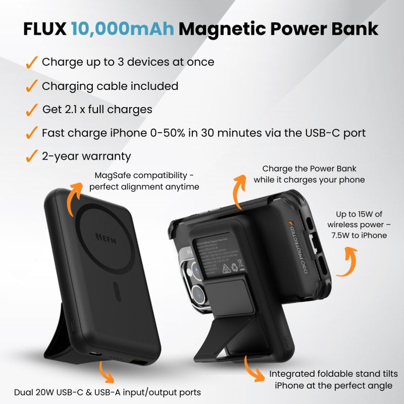 EFM Flux Magsafe Power Bank (Seasonal Range, Limited Time Only)