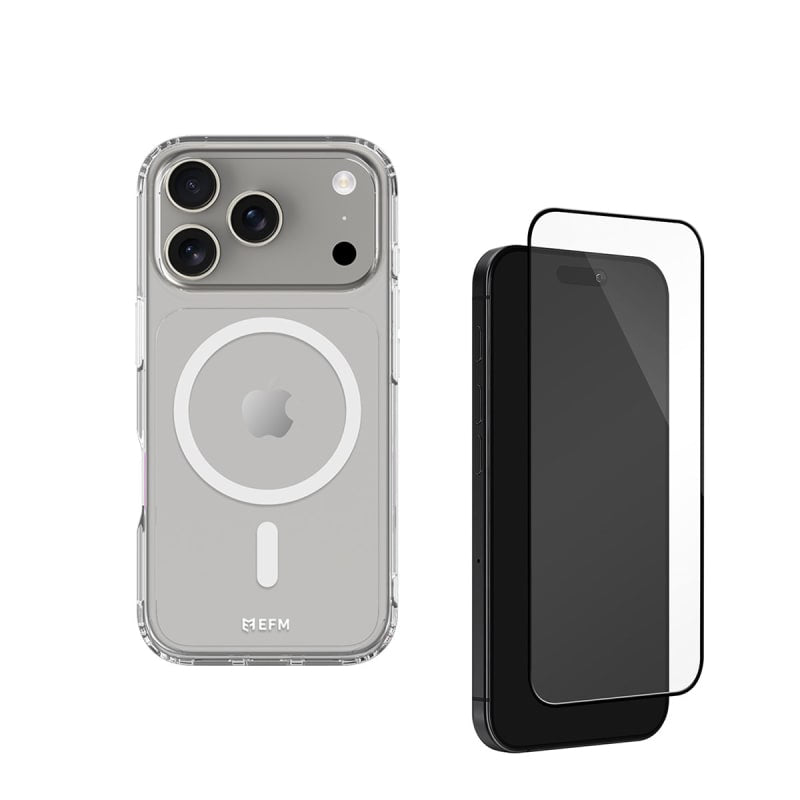 EFM 2 in 1 Case & Screen Protector Bundle for iPhone 17 Pro Max
