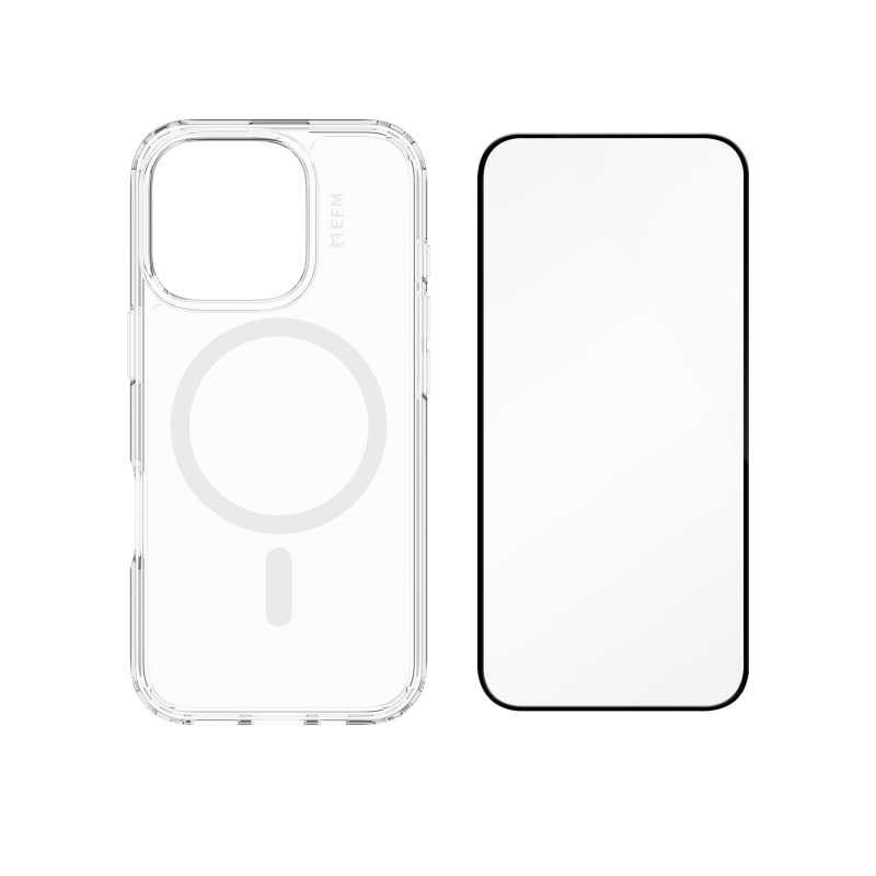 EFM 2 in 1 Case & Screen Protector Bundle for iPhone 16 Pro