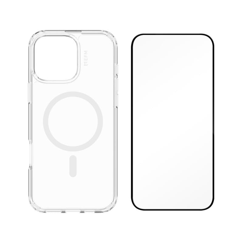 EFM 2 in 1 Case & Screen Protector Bundle for iPhone 16 Pro Max
