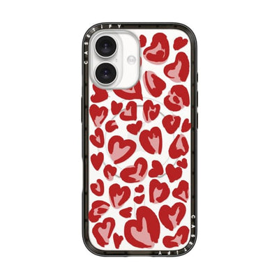 CASETiFY Compact Love Leopard case for iPhone 17