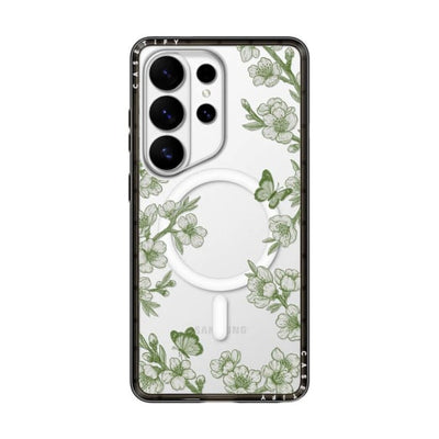 CASETiFY Compact Green Sakura Garden Samsung Galaxy S26 Ultra case