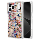 Flaunt Square Rainbow Confetti Tortoise Shell for iPhone 17 Pro