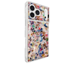 Flaunt Square Rainbow Confetti Tortoise Shell for iPhone 17 Pro