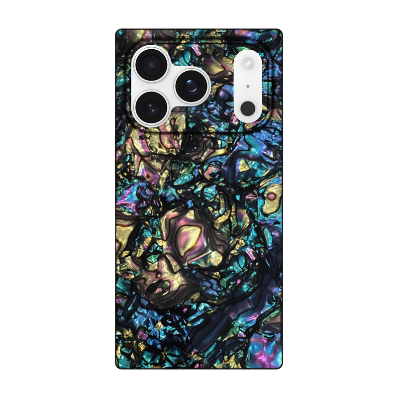 Flaunt Square Abalone Shell for iPhone 17 Pro