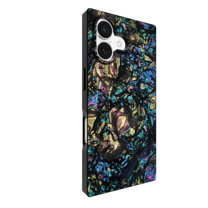 Flaunt Square Abalone Shell for iPhone 17