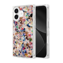 Flaunt Square Rainbow Confetti Tortoise Shell for iPhone 17