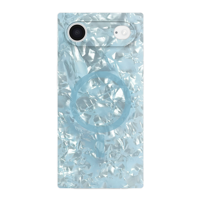 Flaunt Square Icy Blue Pearl for iPhone Air