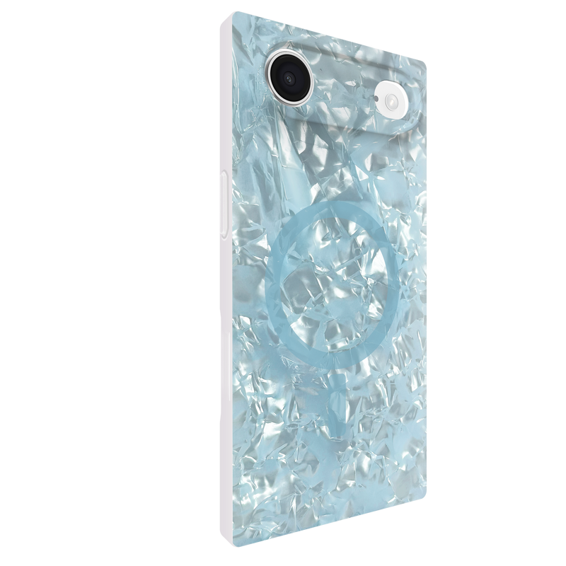 Flaunt Square Icy Blue Pearl for iPhone Air