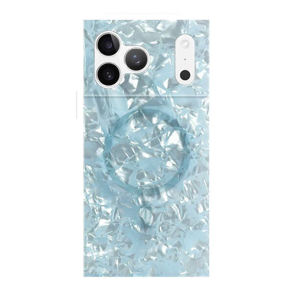 Flaunt Square Icy Blue Pearl for iPhone Air