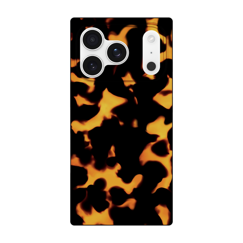 Flaunt Square Tortoise Print for iPhone 17 Pro Max