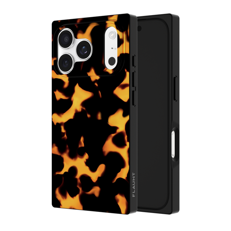 Flaunt Square Tortoise Print for iPhone 17 Pro Max