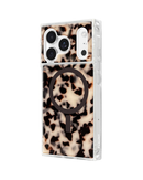 Flaunt Square Blonde Tortoise Shell for iPhone 18 Pro / 17 Pro