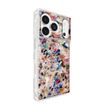 Flaunt Square Rainbow Confetti Shell Case for iPhone 18 Pro Max / 17 Pro Max