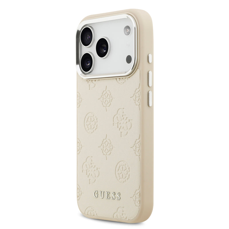 Guess Peony Smooth PU Leather Edition for iPhone 17 Pro Max