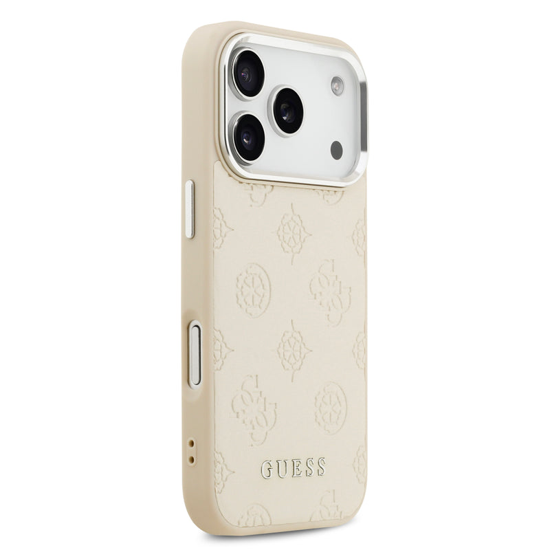 Guess Peony Smooth PU Leather Edition for iPhone 17 Pro Max