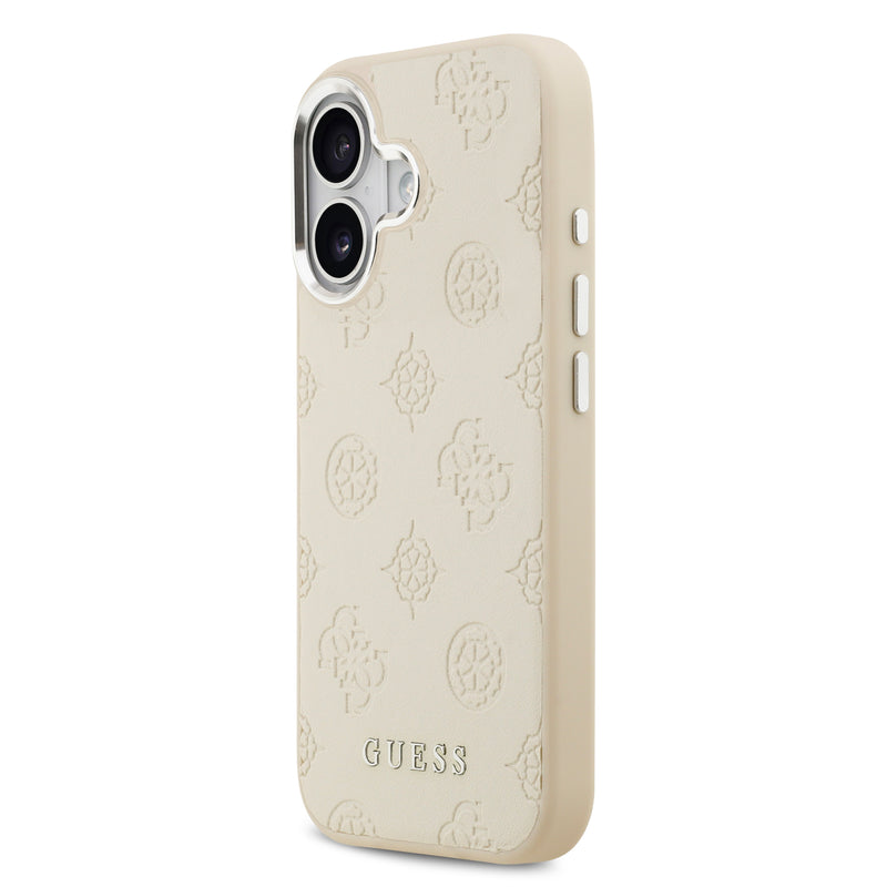 Guess Peony Smooth PU Leather Edition for iPhone 17