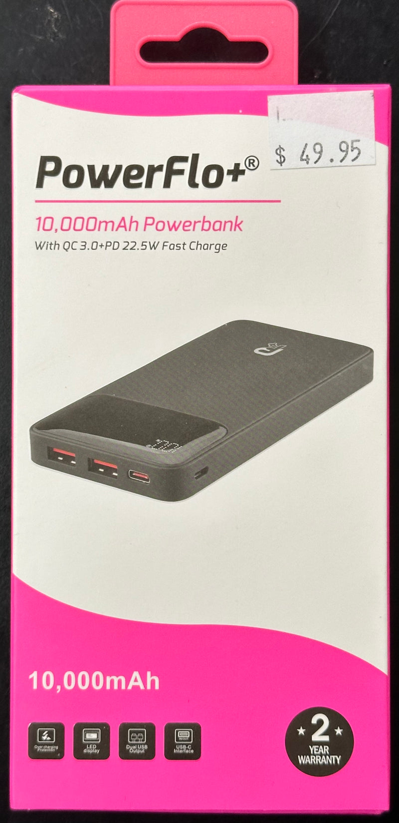 Powerflo+ 10000mAh Power bank