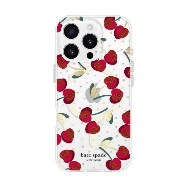 Kate Spade Cherry Dot for iPhone 16 Pro Max