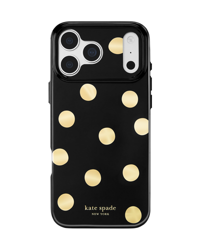 Kate Spade Metallic Classic Dot case for iPhone 18 Pro and Pro Max