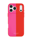 Kate Spade Racing Strip Pop Pink Case for iPhone 18 Pro / 17 Pro