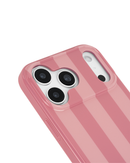 Kate Spade Bold Strip Rose Coral Case for iPhone 18 Pro / 17 Pro