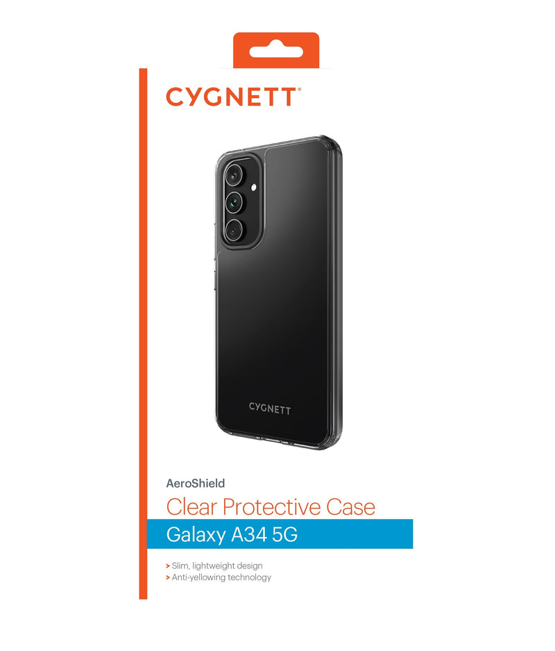 Cygnett AeroShield Clear Protective Case for Samsung Galaxy A34