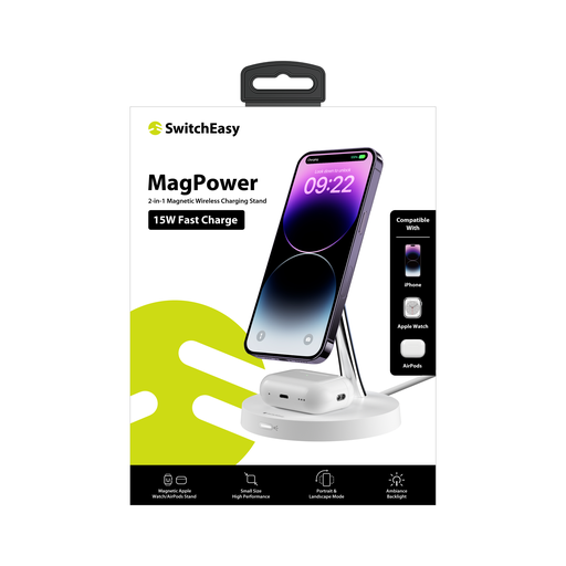 Magpower 2 in 1 Magsafe Wireless charging Stand