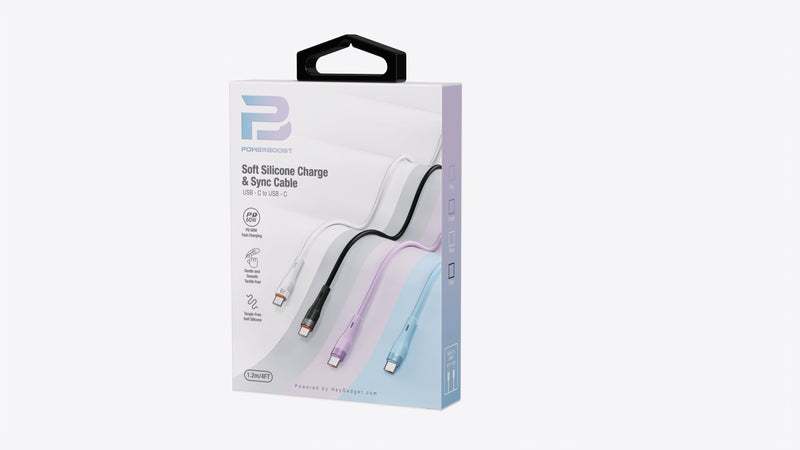 Powerboost Soft Silicon Charge and Sync Cable - USB - A to Lightning