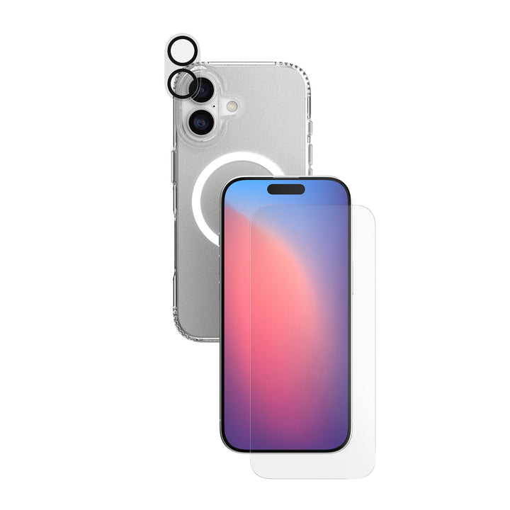 Tech21 EvoLite 3 in 1 Bundle (Case, Screen & Lens Protector) for iPhone 17