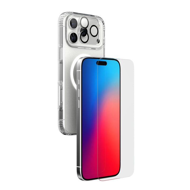 Tech21 EvoLite 3 in 1 Bundle (Case, Screen & Lens Protector) for iPhone 17 Pro