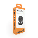 PowerFlo Wireless Stereo Earbuds with wireless charger