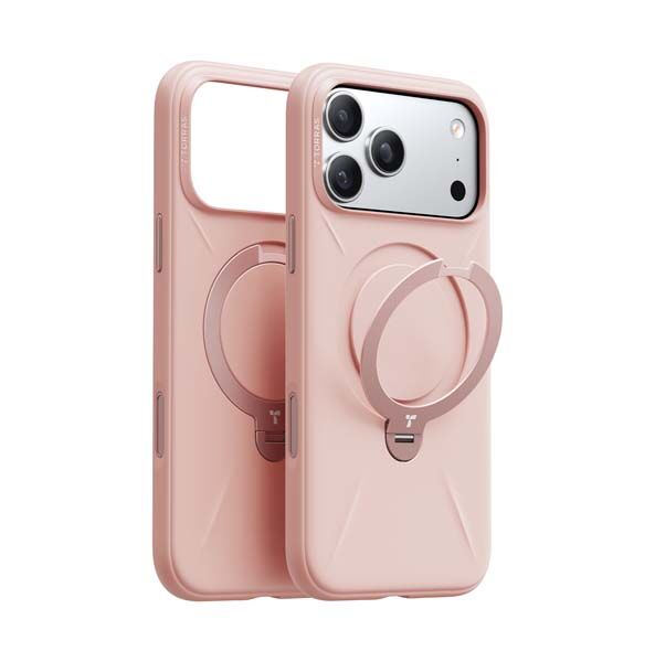 Torras Ostand Spin Silicon for iPhone 17 Pro Max