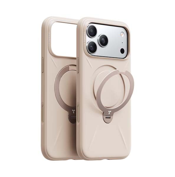 Torras Ostand Spin Silicon for iPhone 17 Pro Max