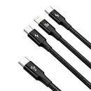 Baseus 3 in 1 Fast Charging USB C Cable