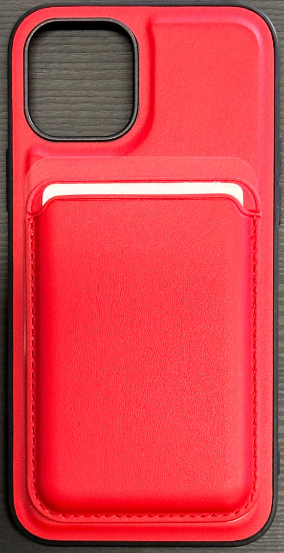 Hanman Mag Card leather Mobile Case for iPhone 13