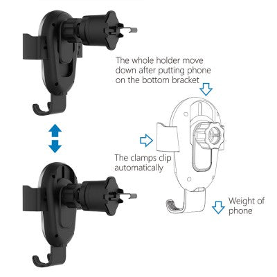 iQuick 15W Wireless Charging Car Holder