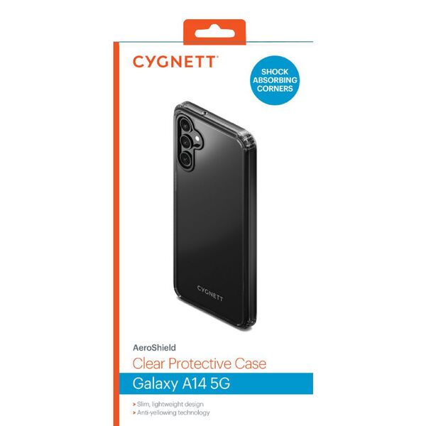 Cygnet Clear Protective Case for Samsung Galaxy A14