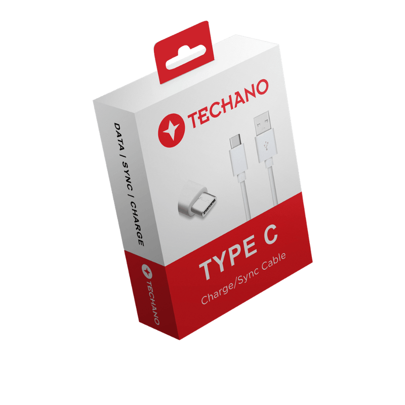 Techano USB-A to USB-C Charge/Sync Cable
