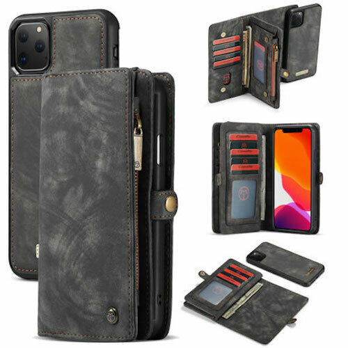 CaseMe Detachable 2-in-1 Zipper Wallet Case for Galaxy A80