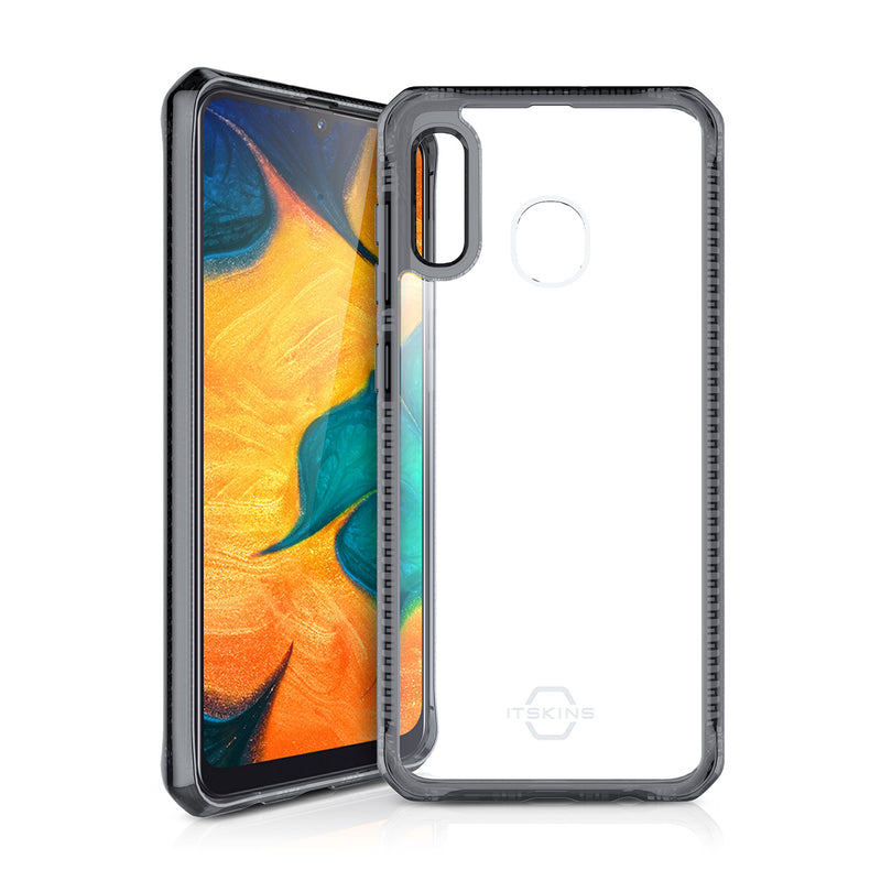 ITSkins Spectrum Clear Case  for Galaxy A20/30 Black